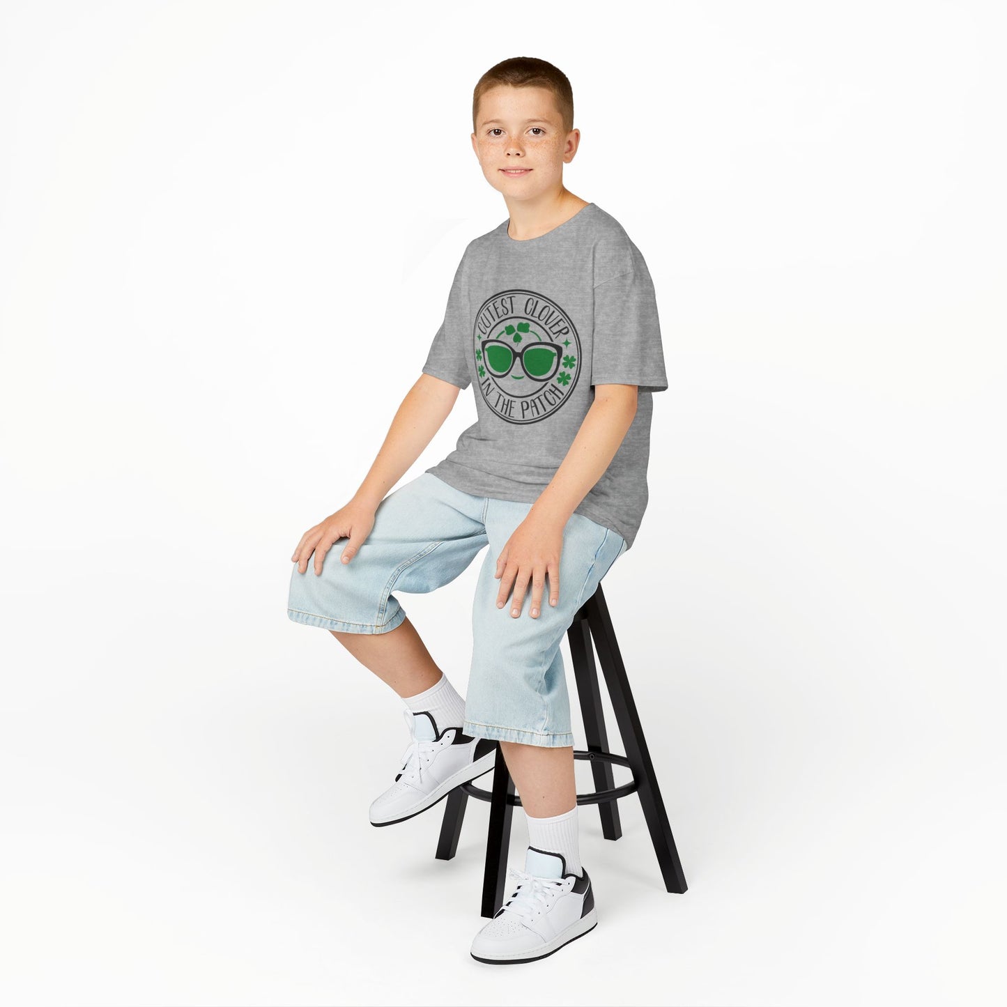 Cute Clover Kids Tee - "Cutest Clover in the Patch" St. Patrick's Day Shirt