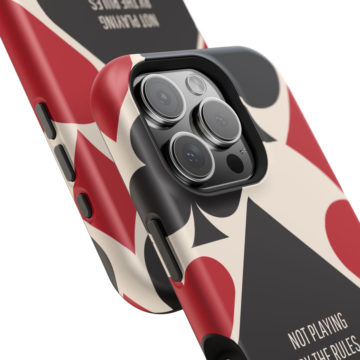 Bold Playing Card Tough Phone Case - Not Playing by the Rules for Iphone
