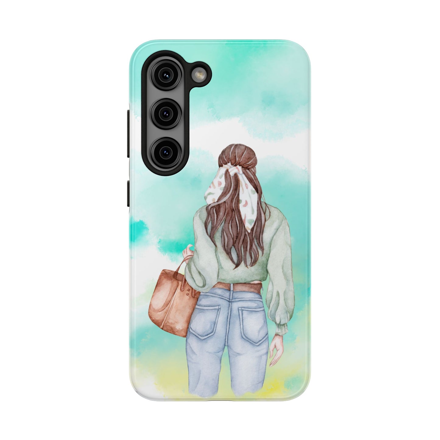 Whimsical Woman Tough Phone Case