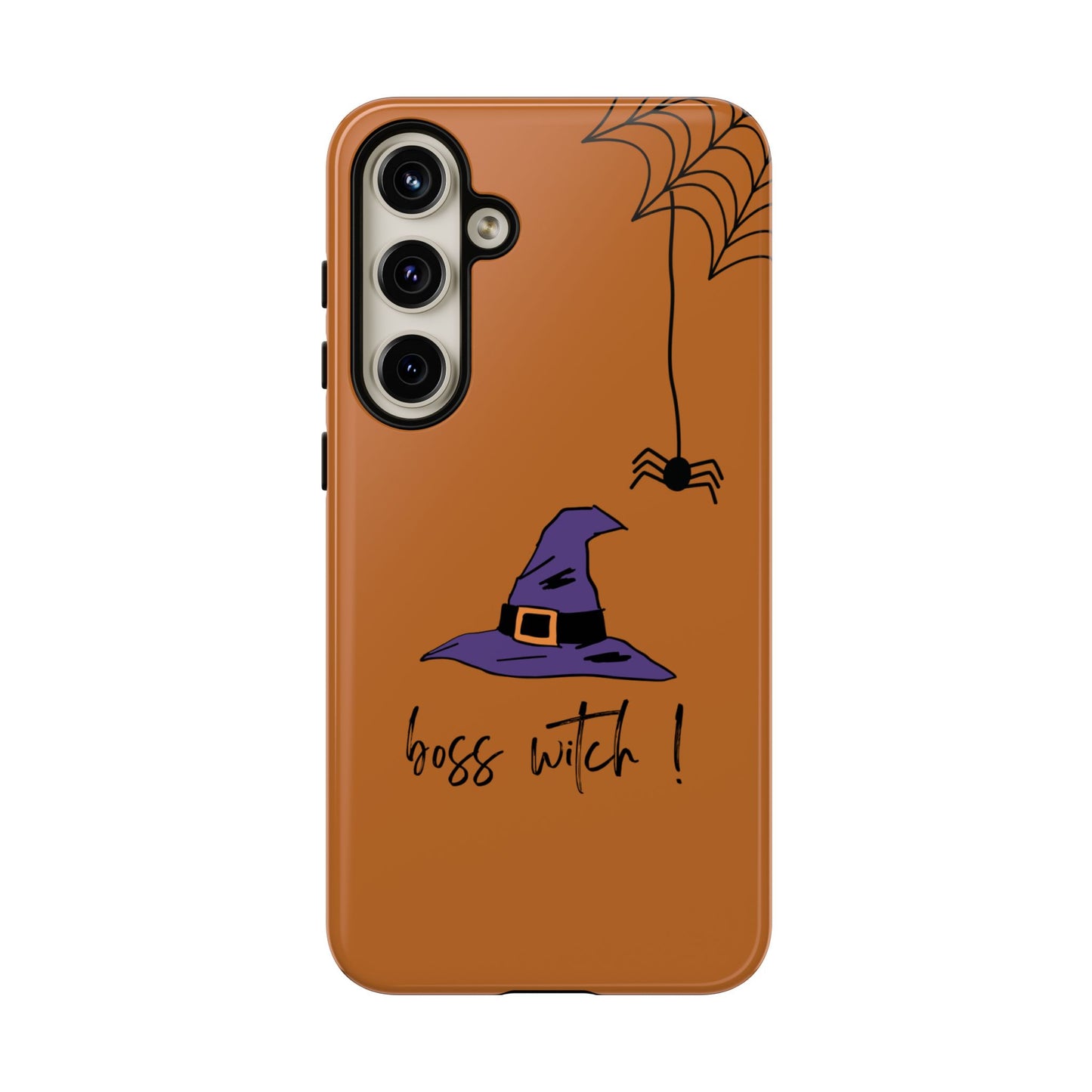 Halloween Phone Case, Boss Witch Phone Cover, Spooky Witch Design, Phone Accessory, Gift for Her, Autumn Decor, Witchy Aesthetic