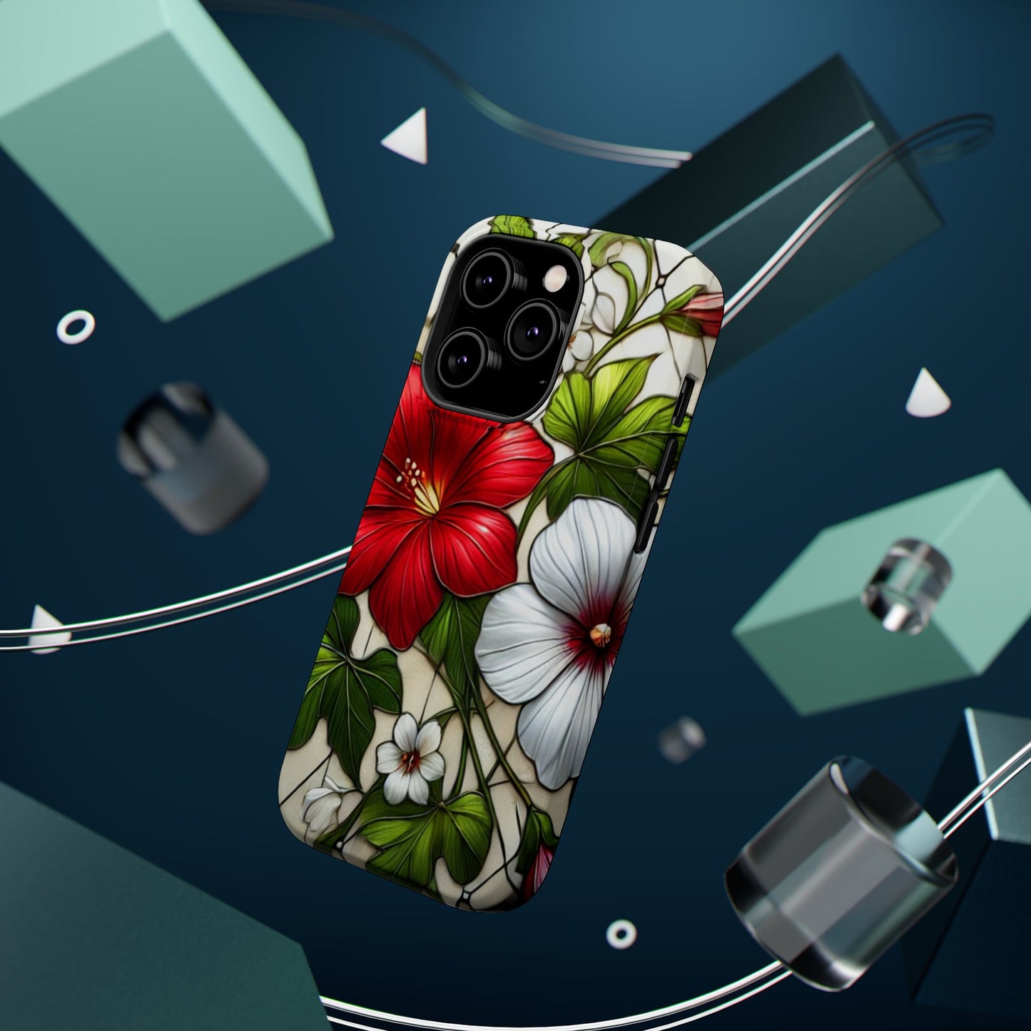 Floral MAGNETIC Phone Case - Vibrant Phone Protection - Great Gift