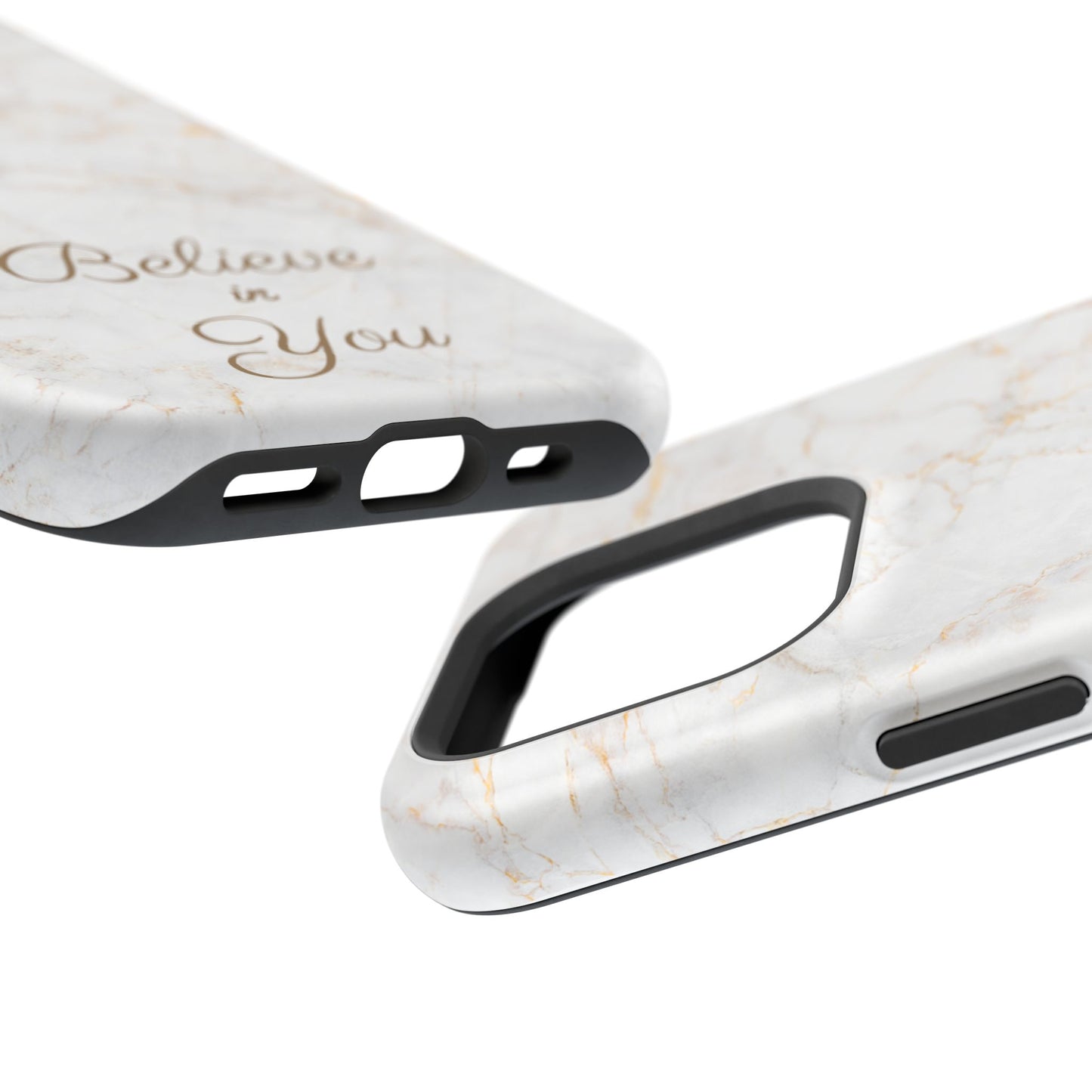 Elegant Motivational, Inspirational - Believe in You, Tough MAGNETIC Phone Case