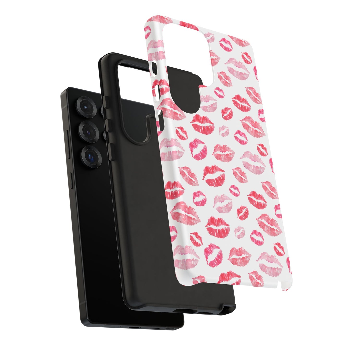 Kiss Pattern Tough Phone Cases, Cute, Unique for Samsung