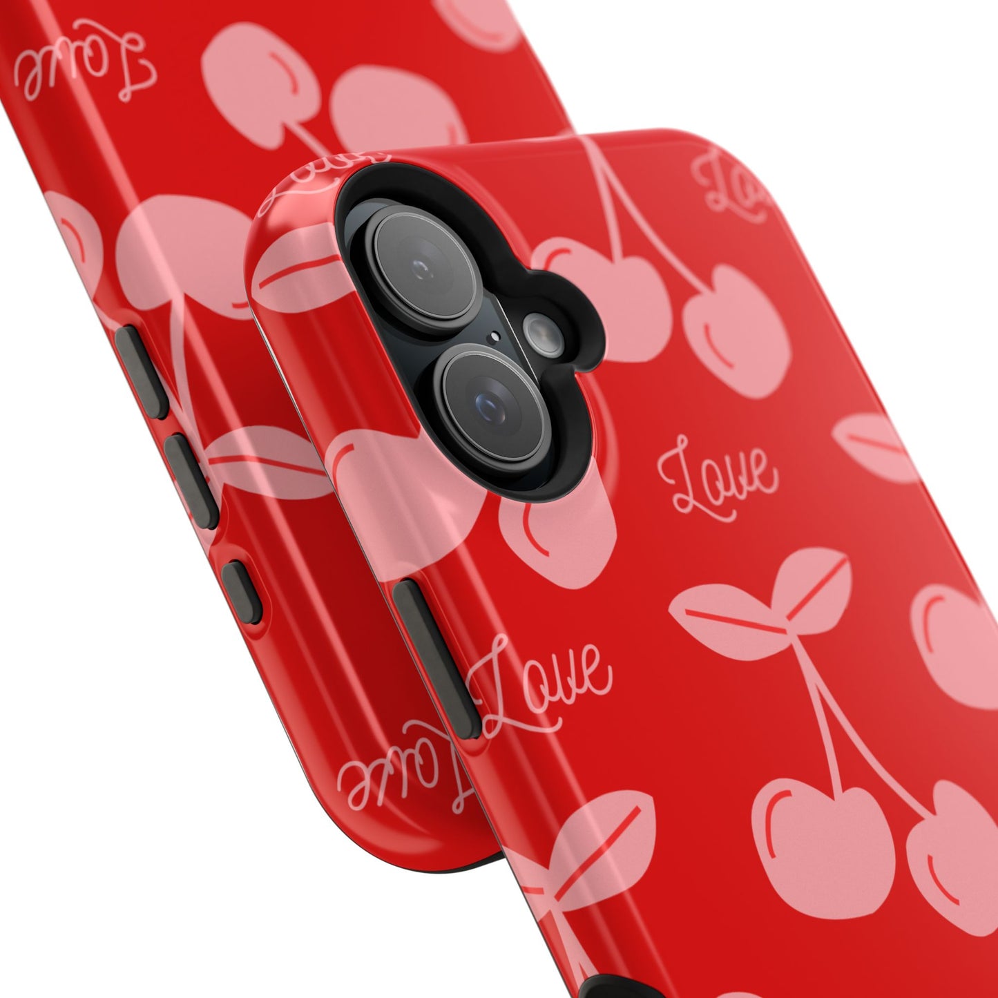 Cherry Love MAGNETIC Tough Cases, Cute Protection, Gift for Her, Valentine's Day