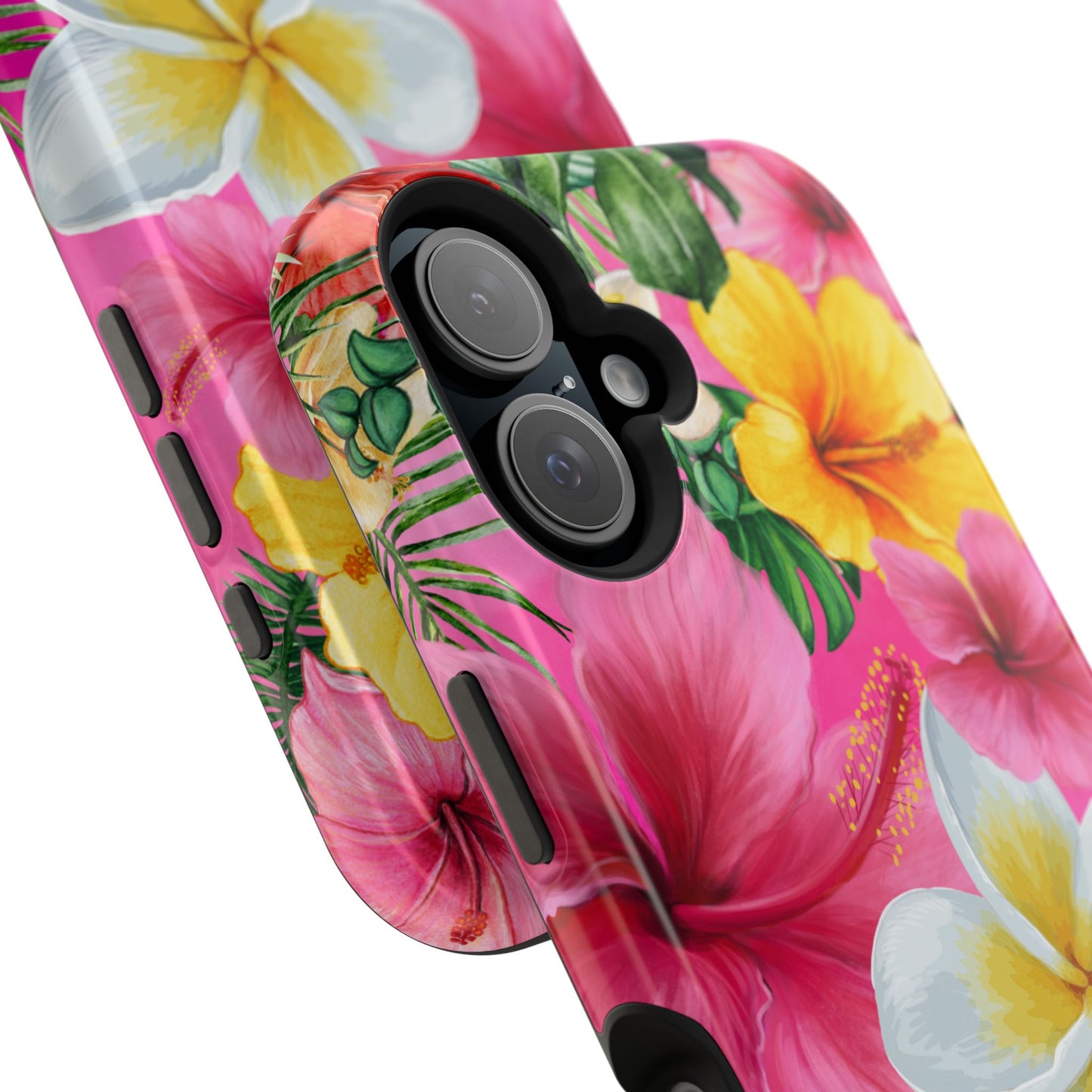 Tropical Floral MAGNETIC Phone Case - Tough, Durable, Chic Protection, Summer Vibes, Gift for Her