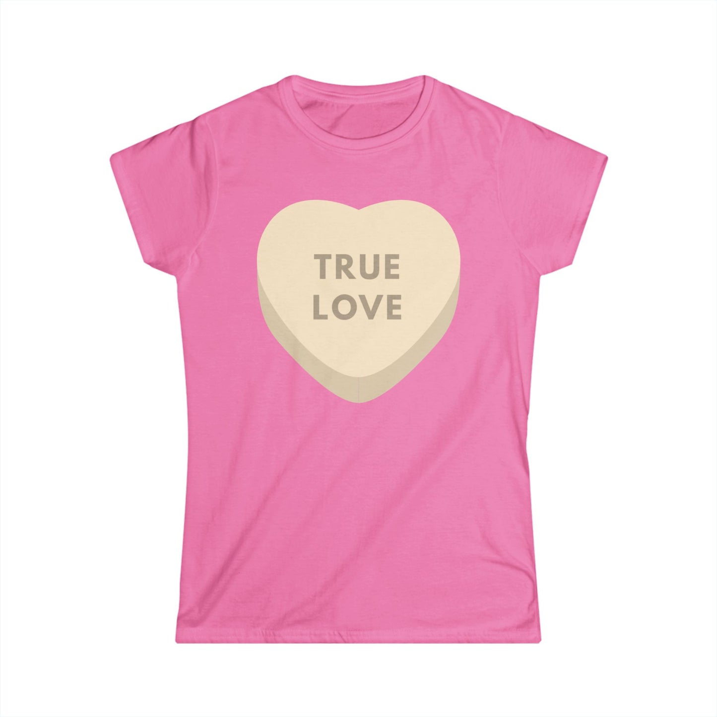 Copy of Valentine's Day Women's Softstyle Tee - 'True Love' Heart T-Shirt