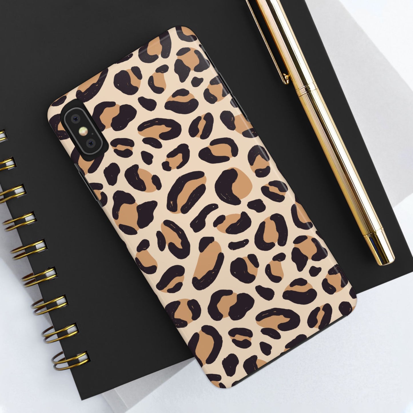 Stylish Leopard Print Tough Phone Cases