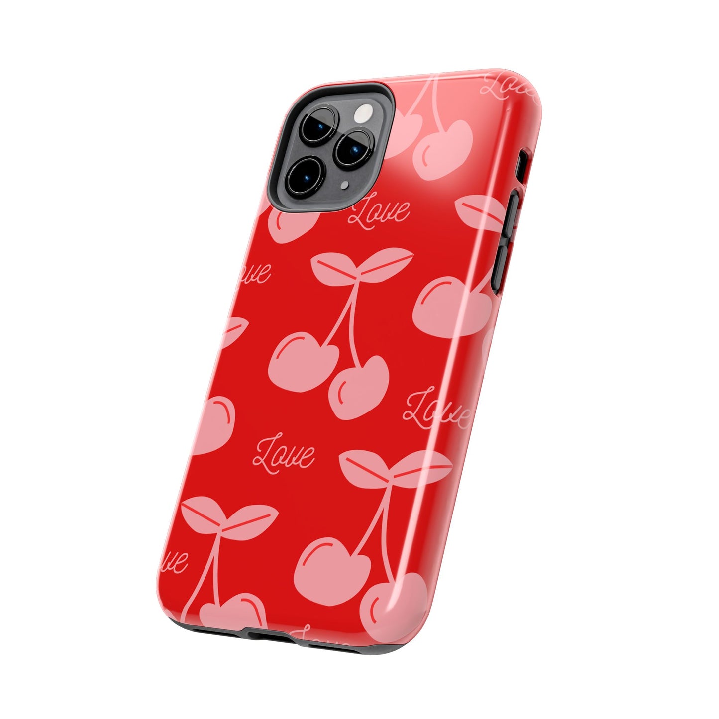Cute Cherry Love Tough Phone Cases