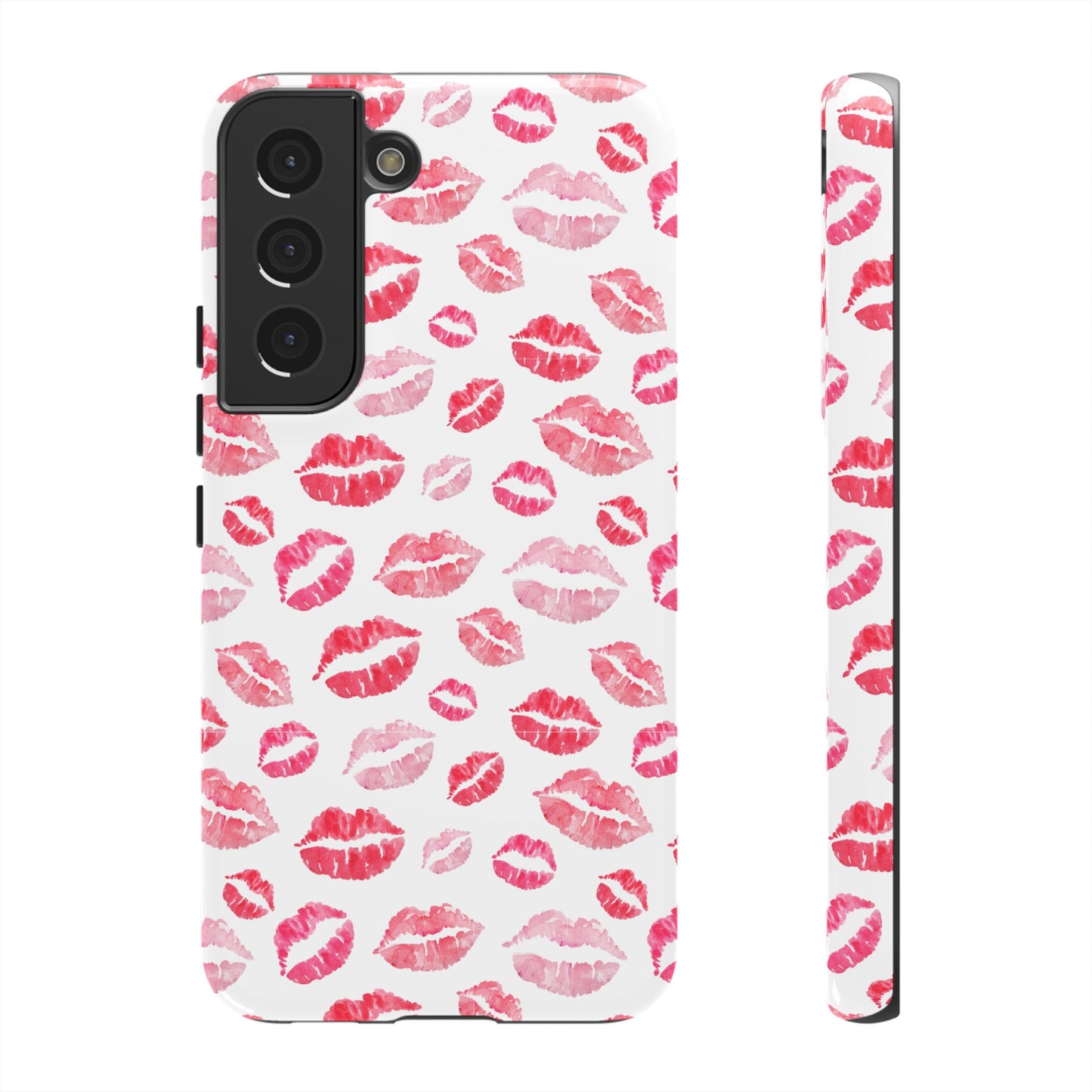 Kiss Pattern Tough Phone Cases, Cute, Unique for Samsung