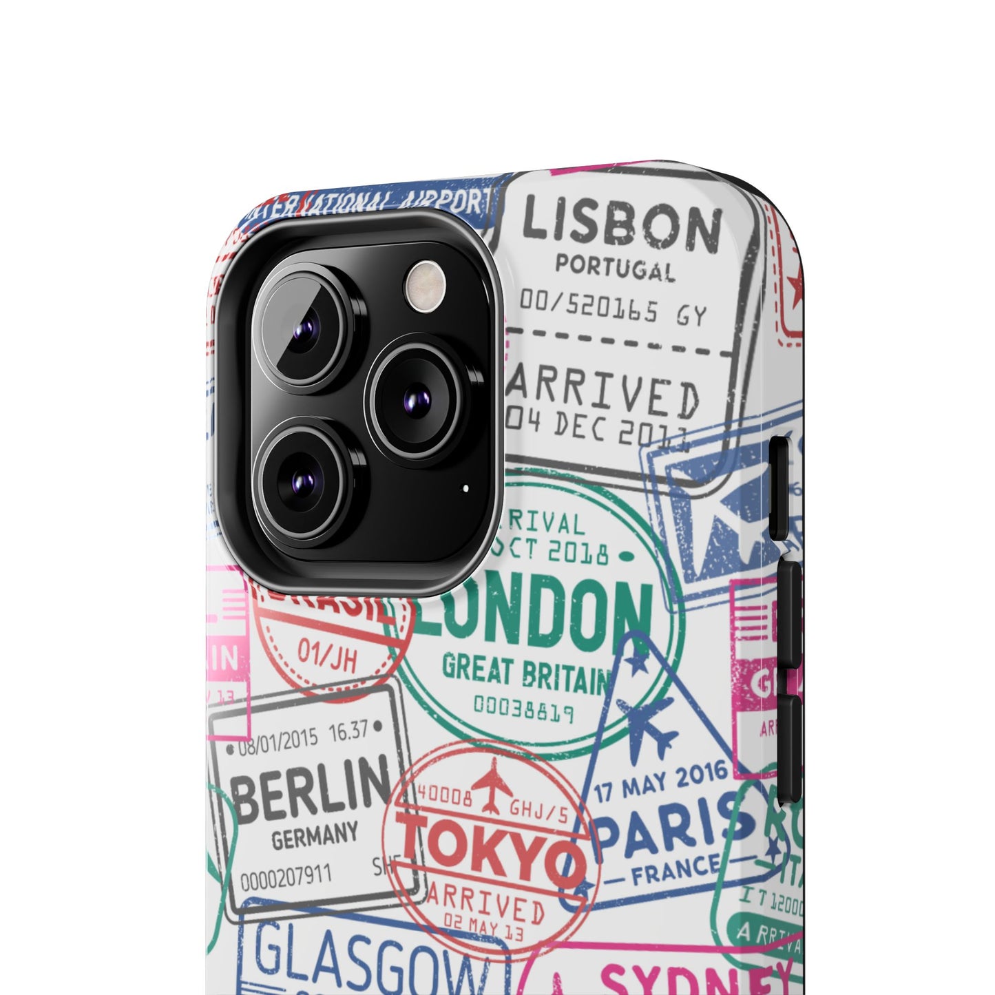 Travel-Inspired, Passport, Travelers, Adventure Stamp, Unique Phone Case