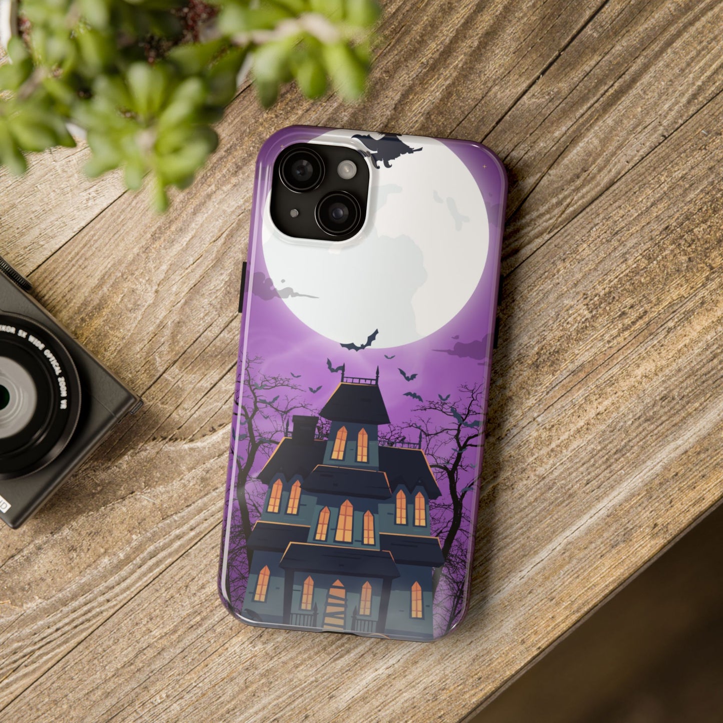 Halloween Haunted, Spooky House, Witchy Vibe Phone Case for Iphone