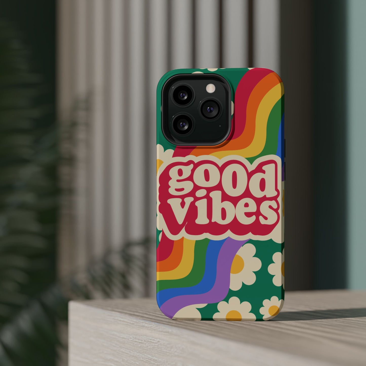Good Vibes MAGNETIC Tough Phone Cases, Colorful, Cheerful Phone Protection, Gifts for Friends