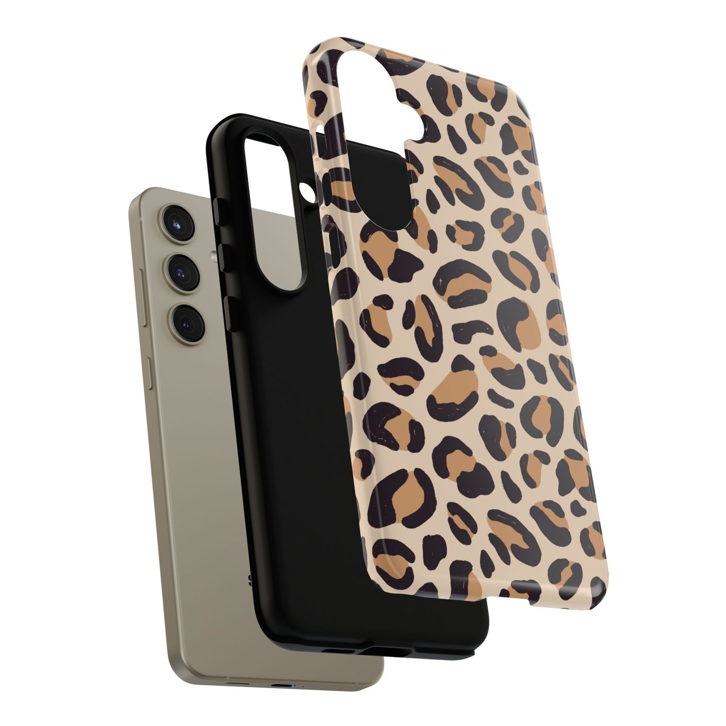 Leopard Print Tough Phone Case for Samsung