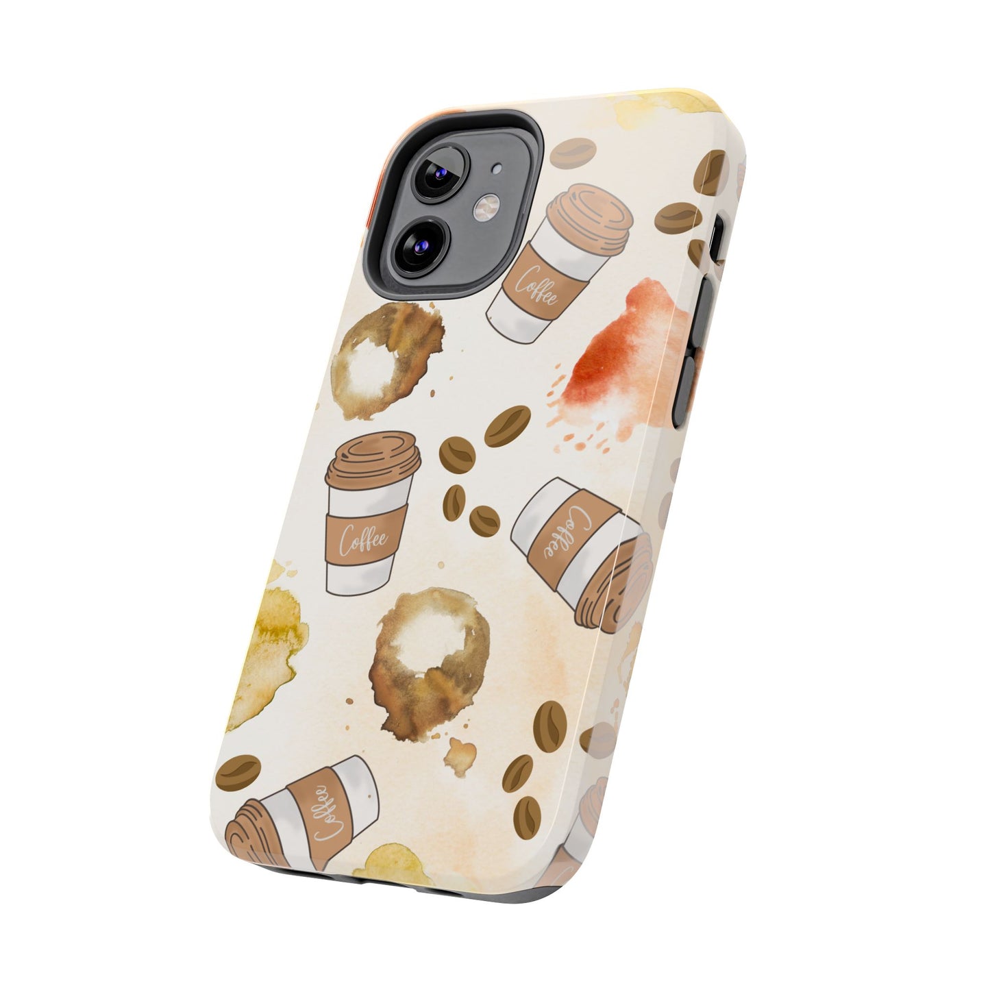 Cute, Trendy, Coffee Lover, Barista Tough Phone Cases for Iphone