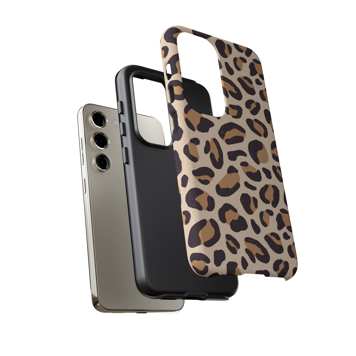 Leopard Print Tough Phone Case for Samsung