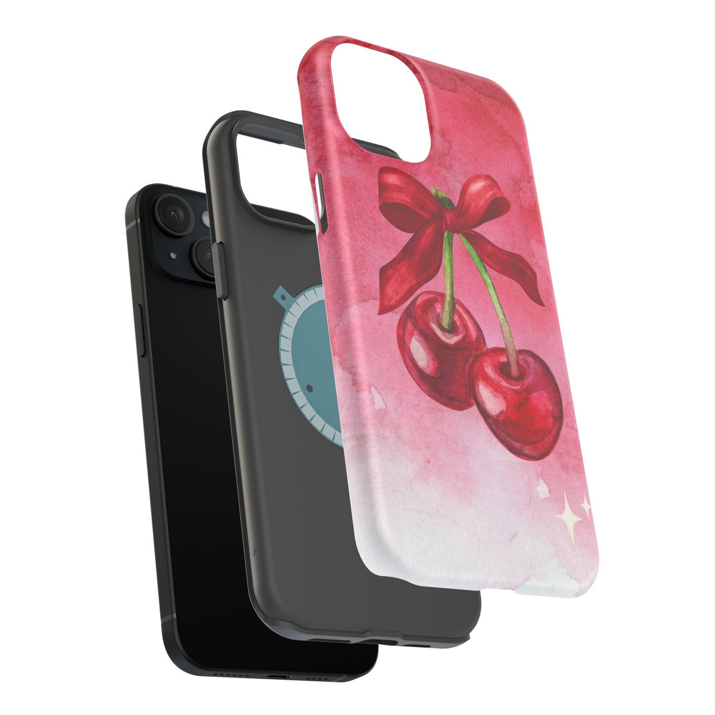 Chic Cherry Magnetic Tough Cases for iPhone