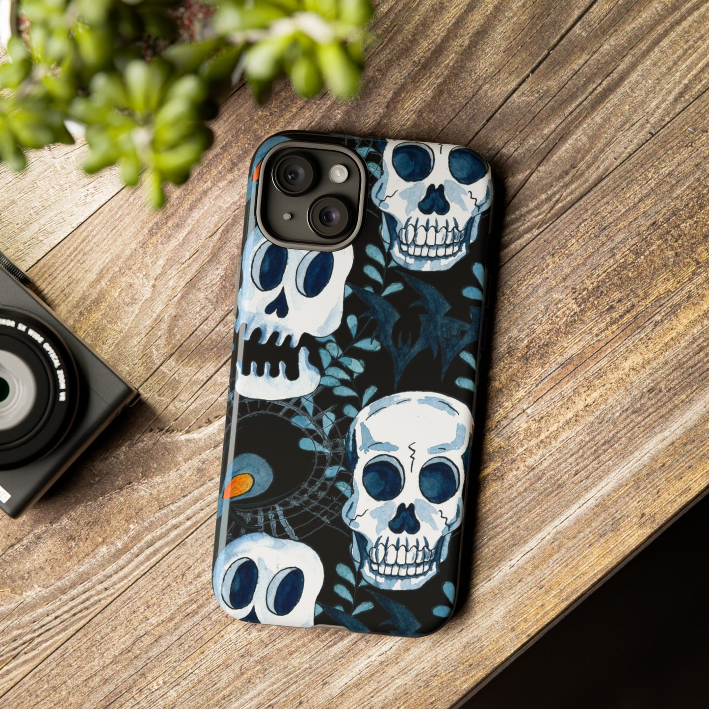 Halloween, Skull, Gothic Phone Case for Iphone - FREE Shipping