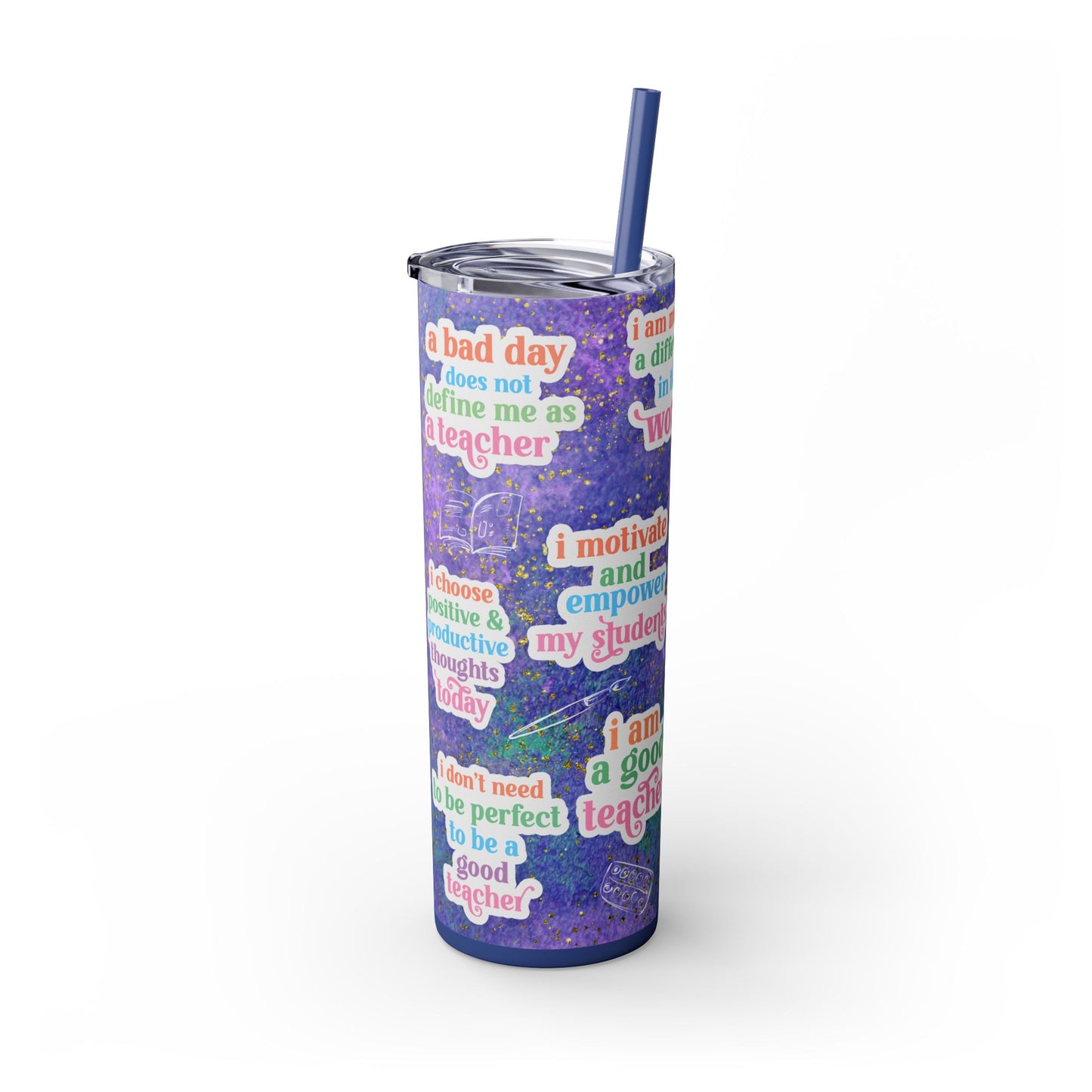 Teacher Daily Affirmation 20 oz Tumbler - Motivational