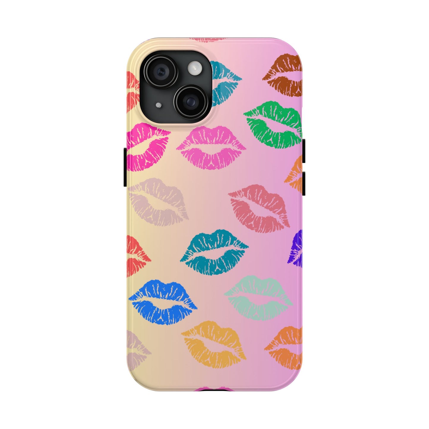 Kiss Print Tough Phone Cases Cute, Durable for Iphone