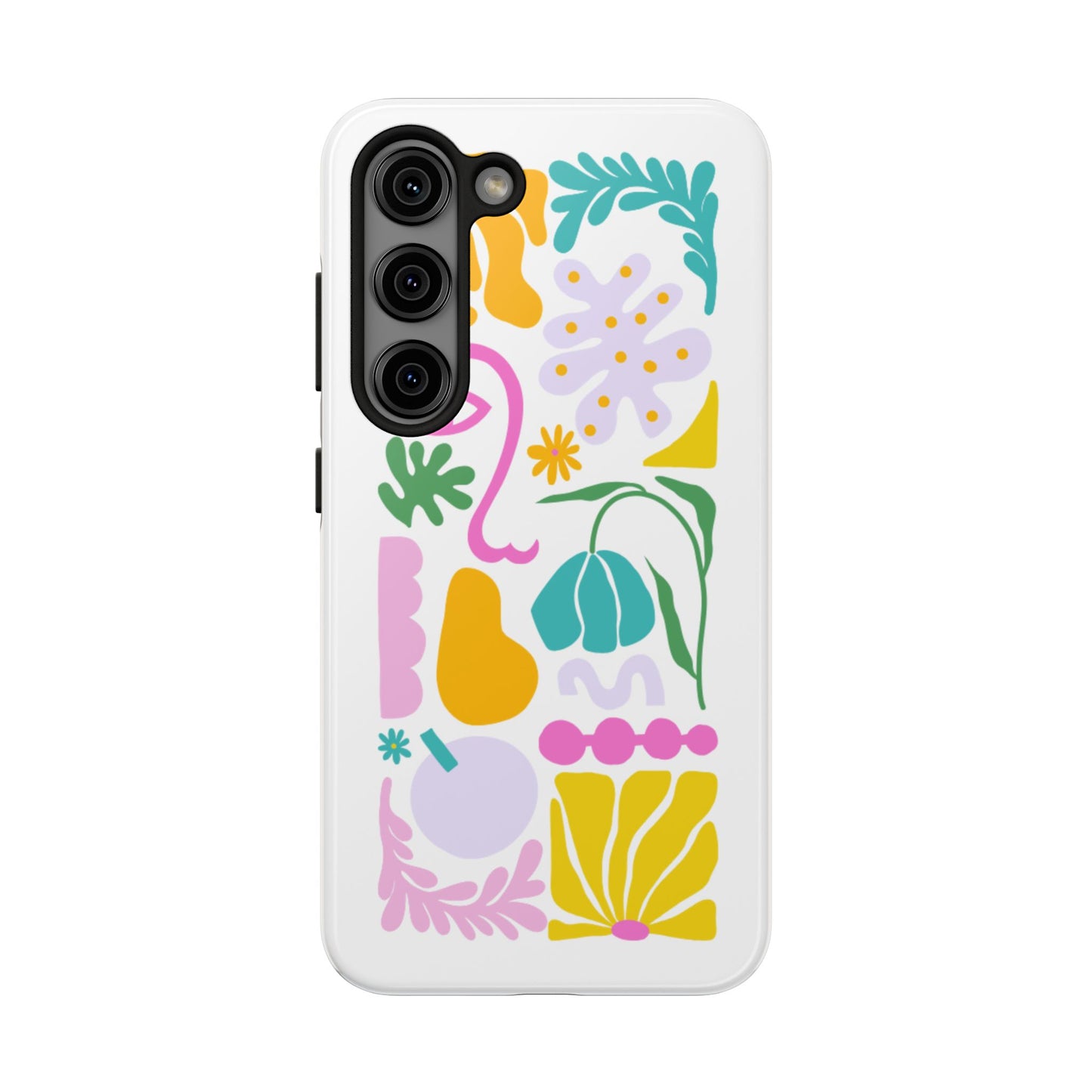Vibrant Floral Phone Cases, Tough Smartphone Cover, Artistic Cell Phone Protector, Unique Gift for All Occasions, Trendy Tech Accessory