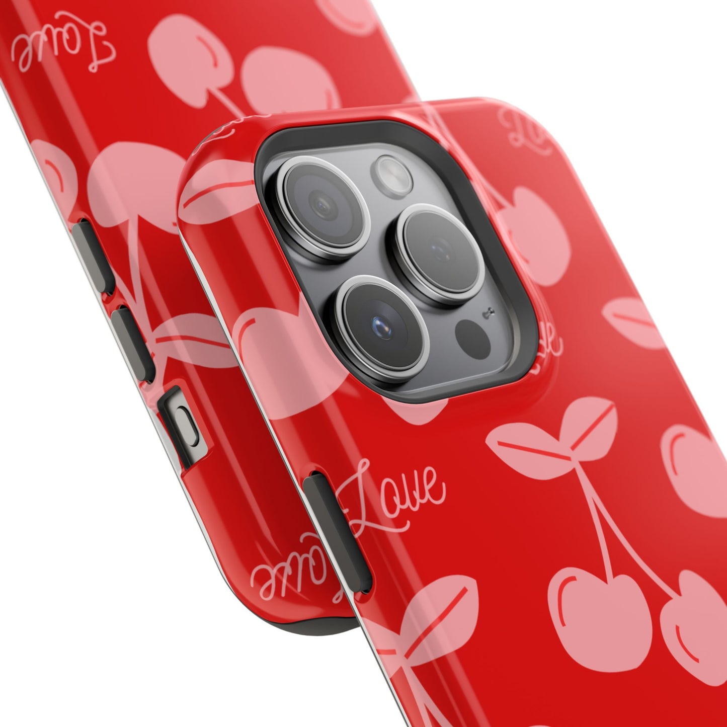 Cherry Love MAGNETIC Tough Cases, Cute Protection, Gift for Her, Valentine's Day