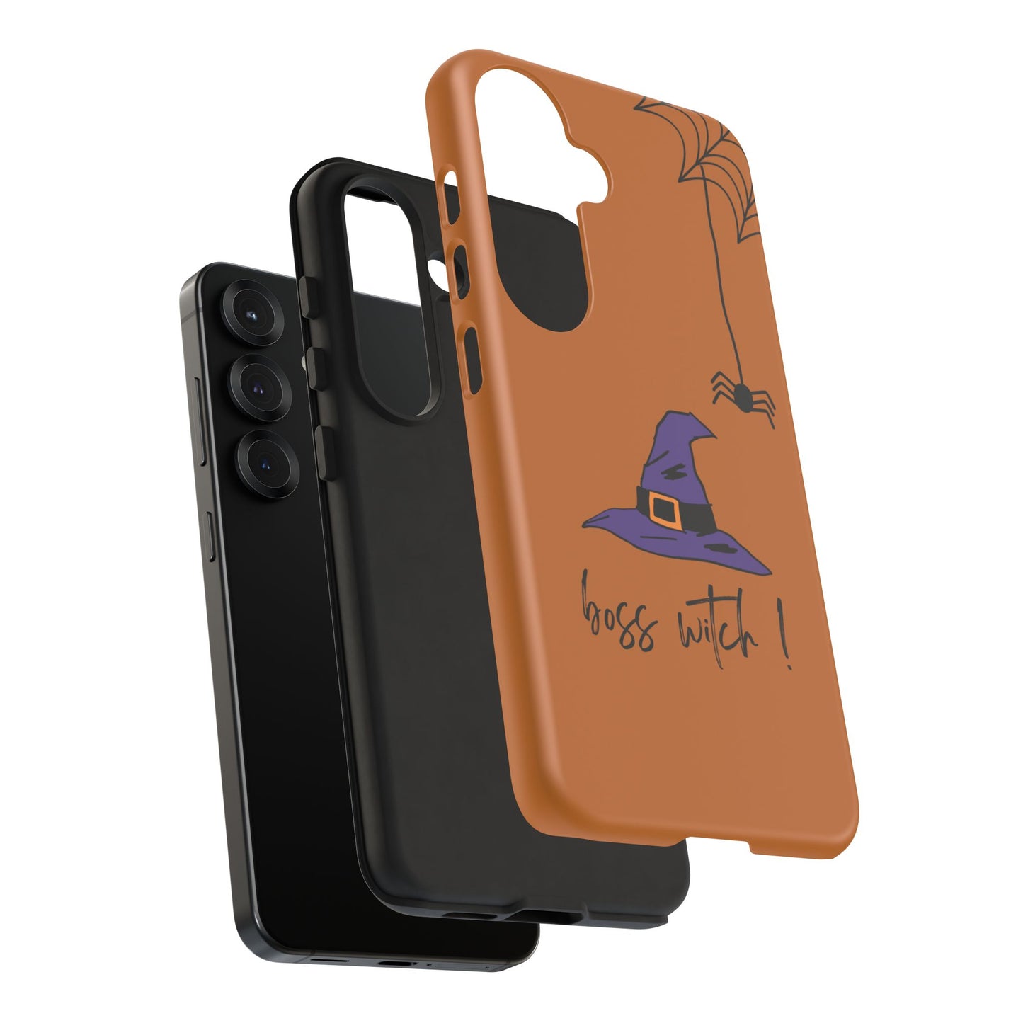 Halloween Phone Case, Boss Witch Phone Cover, Spooky Witch Design, Phone Accessory, Gift for Her, Autumn Decor, Witchy Aesthetic