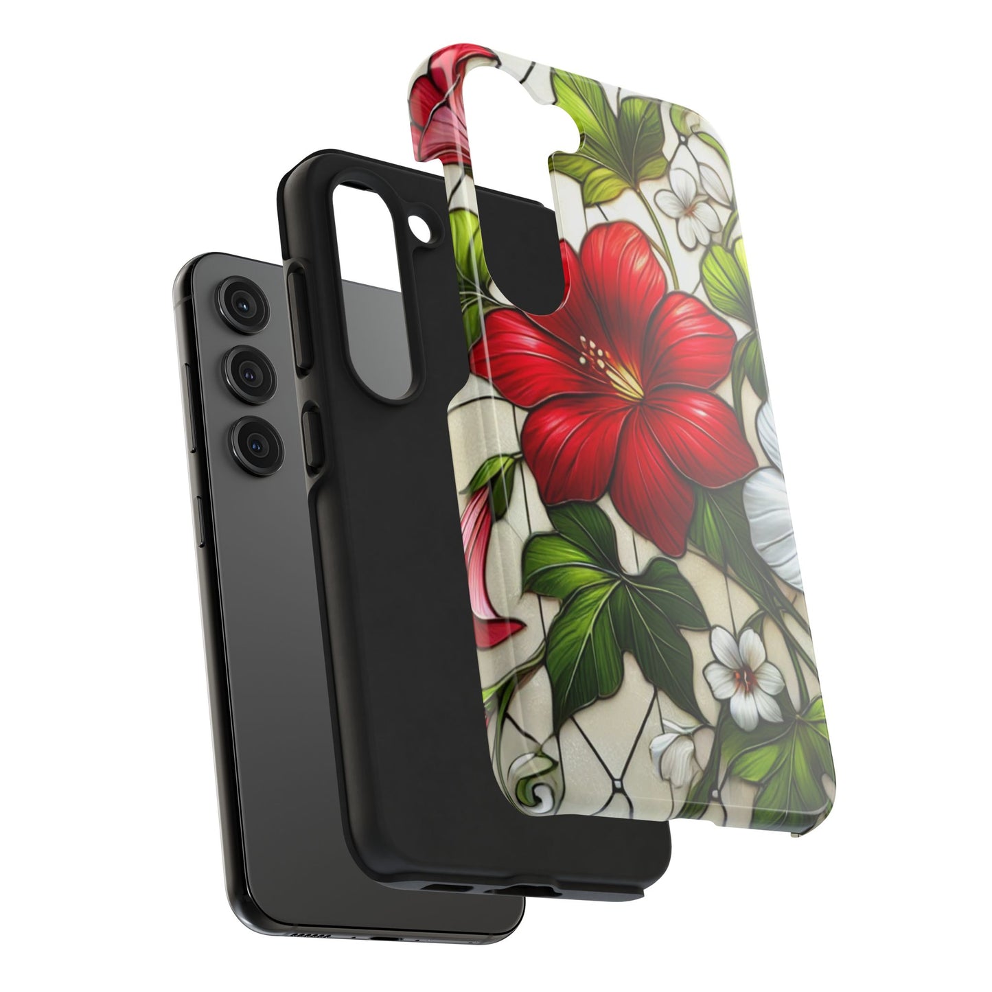 Tough Phone Case with Vibrant Floral Design - Perfect Gift for Nature Lovers