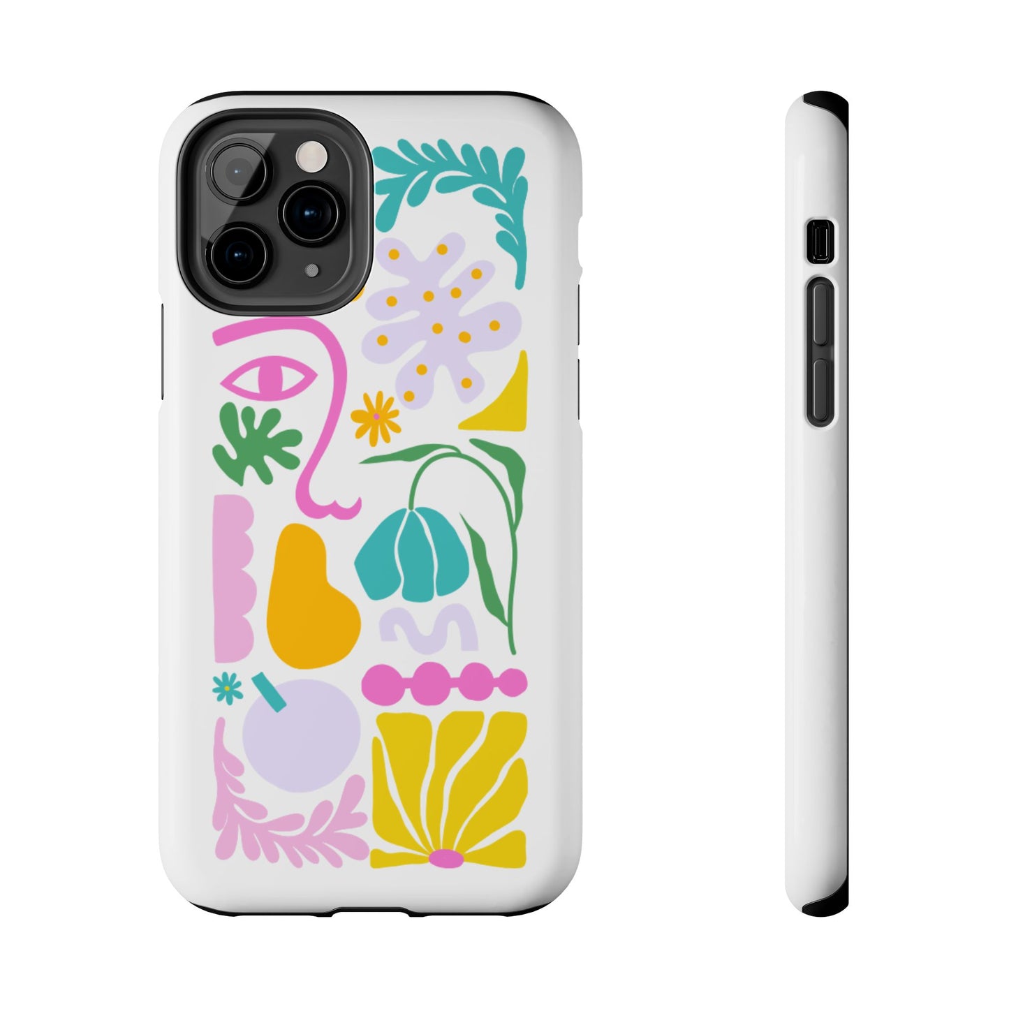 Vibrant Floral Phone Cases, Tough Smartphone Cover, Artistic Cell Phone Protector, Unique Gift for All Occasions, Trendy Tech Accessory