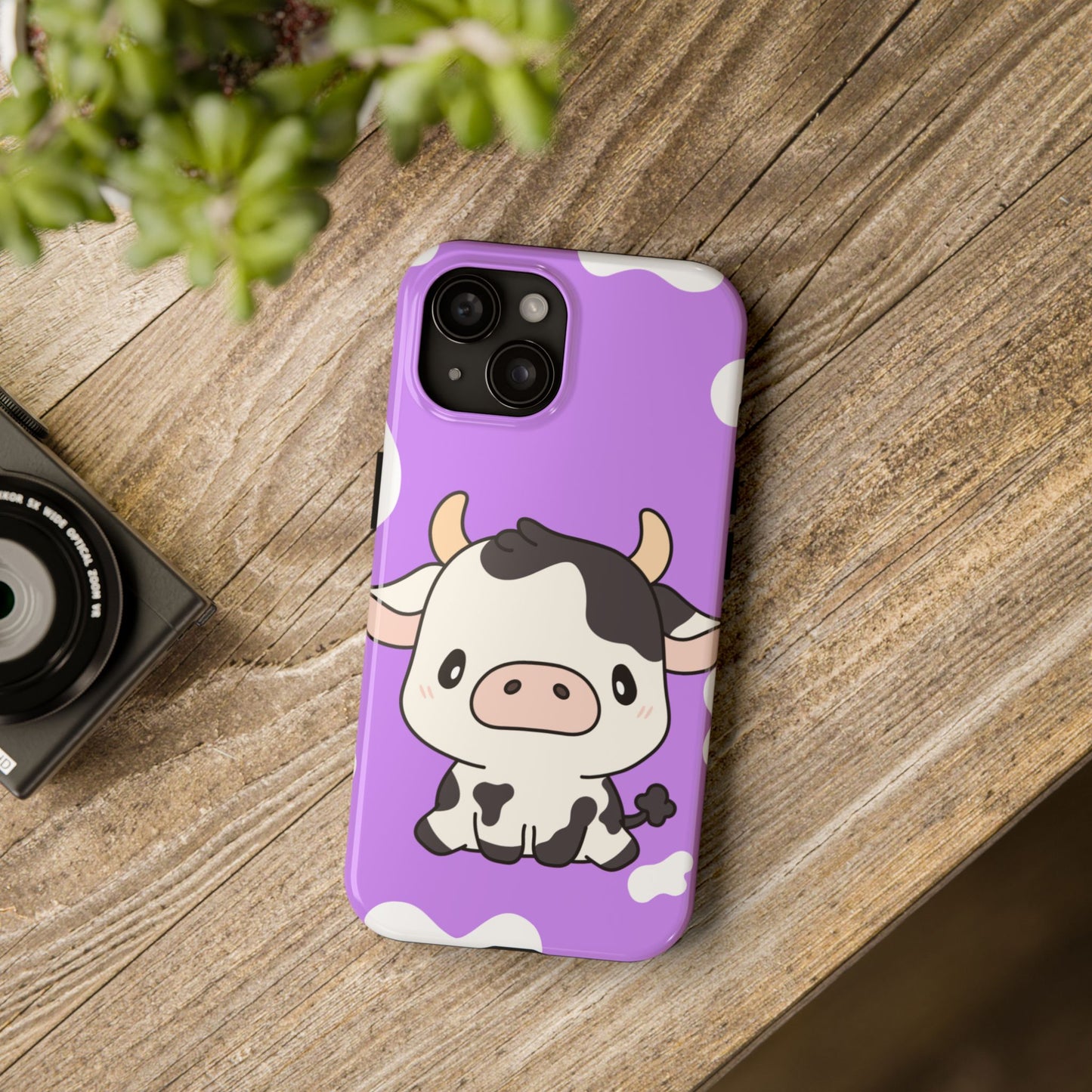 Cute Cow, Farm Animal, Tough Phone Case
