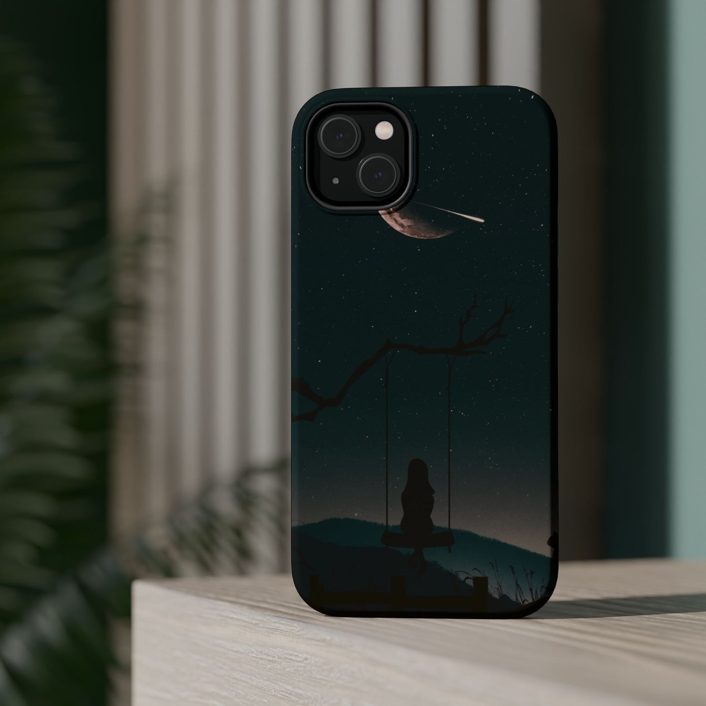 Dreamy Night Sky Tough Magnetic Phone Cases Unique Celestial Design for Iphone