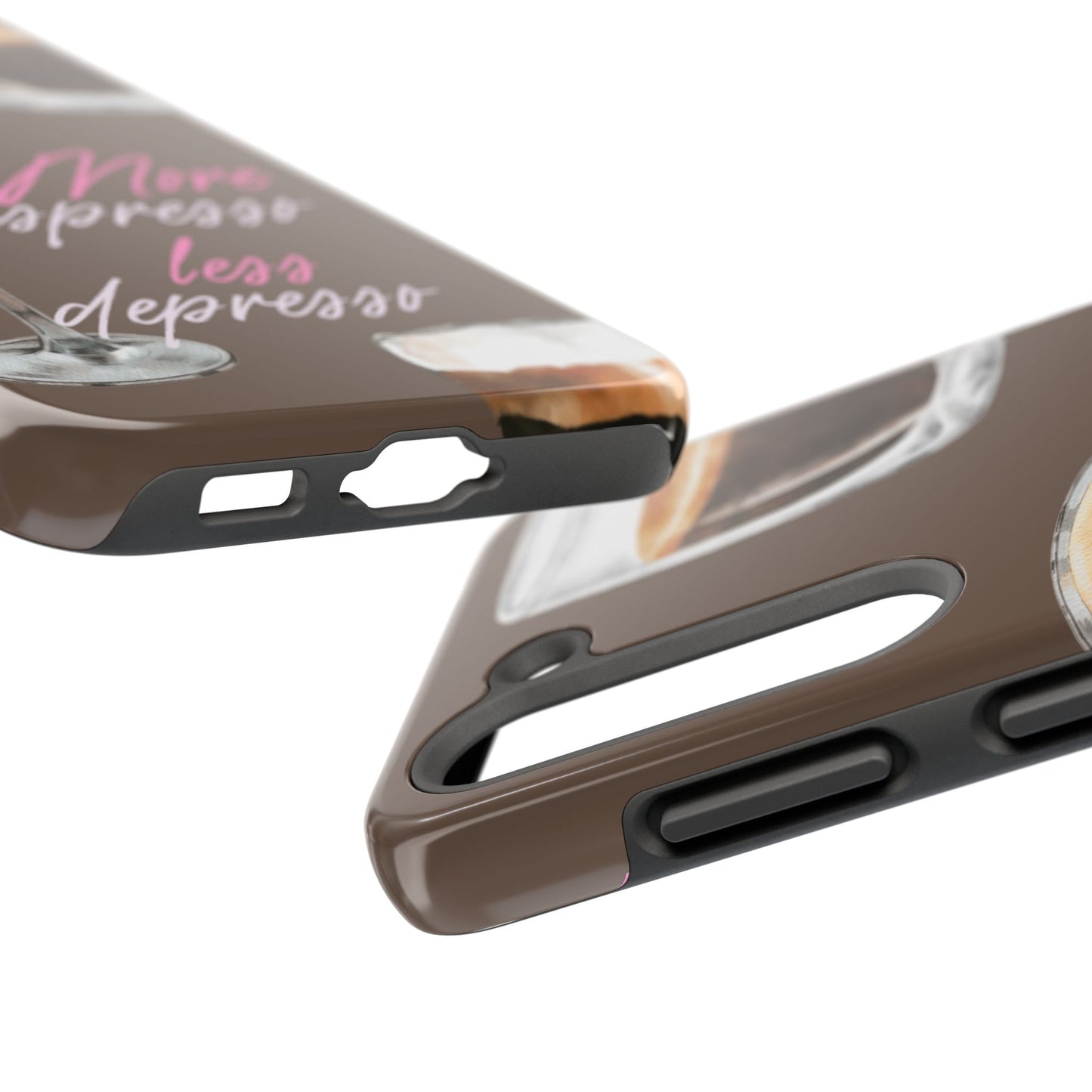 Stylish Coffee Phone Case, Espresso Lovers Gift, Cute Tough Case, Coffee Aesthetic, Phone Accessory for Baristas