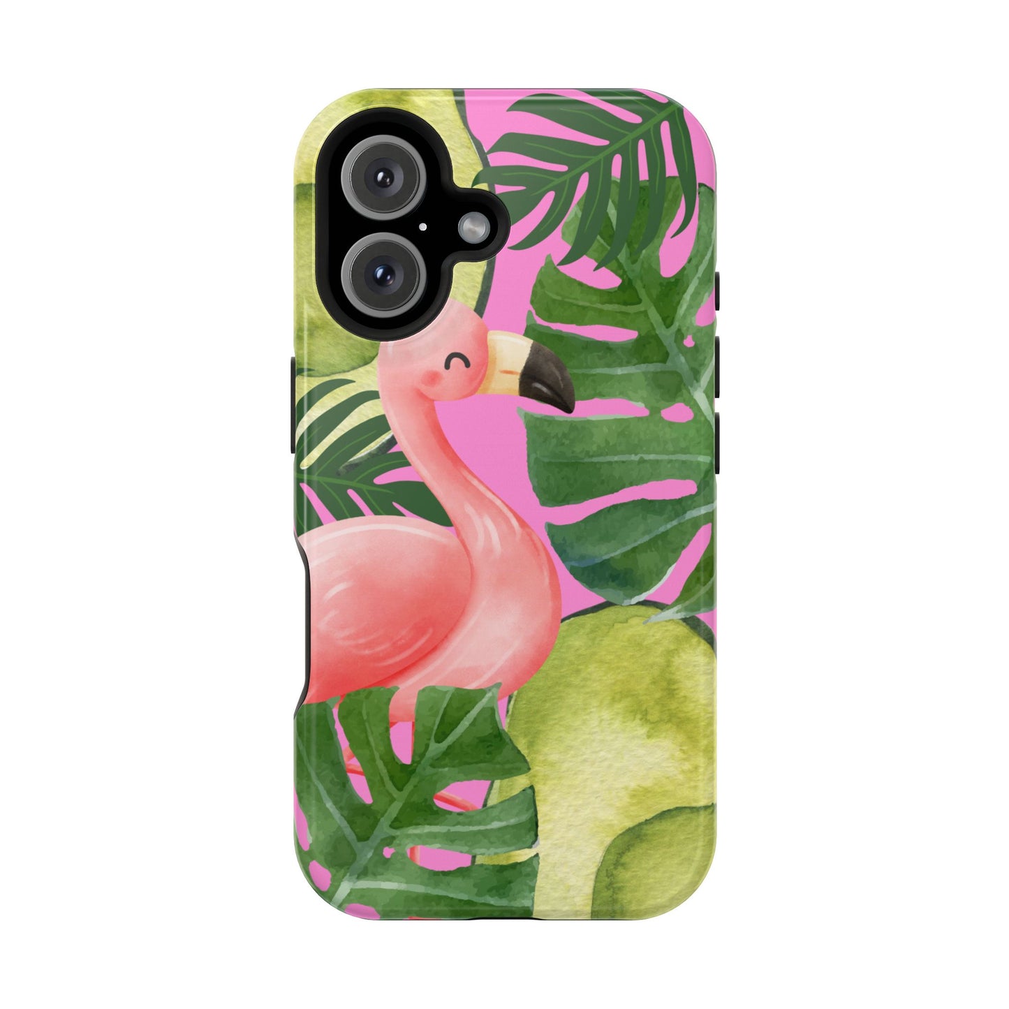 Tropical Flamingo, Cute, Summer Vibes MAGNETIC Tough Phone Case