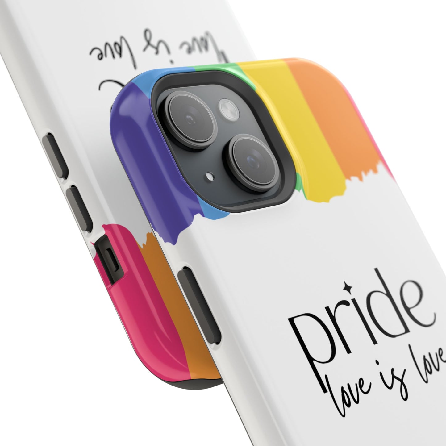 Pride - Love is Love, LGBTQ+, Rainbow Tough Phone Case