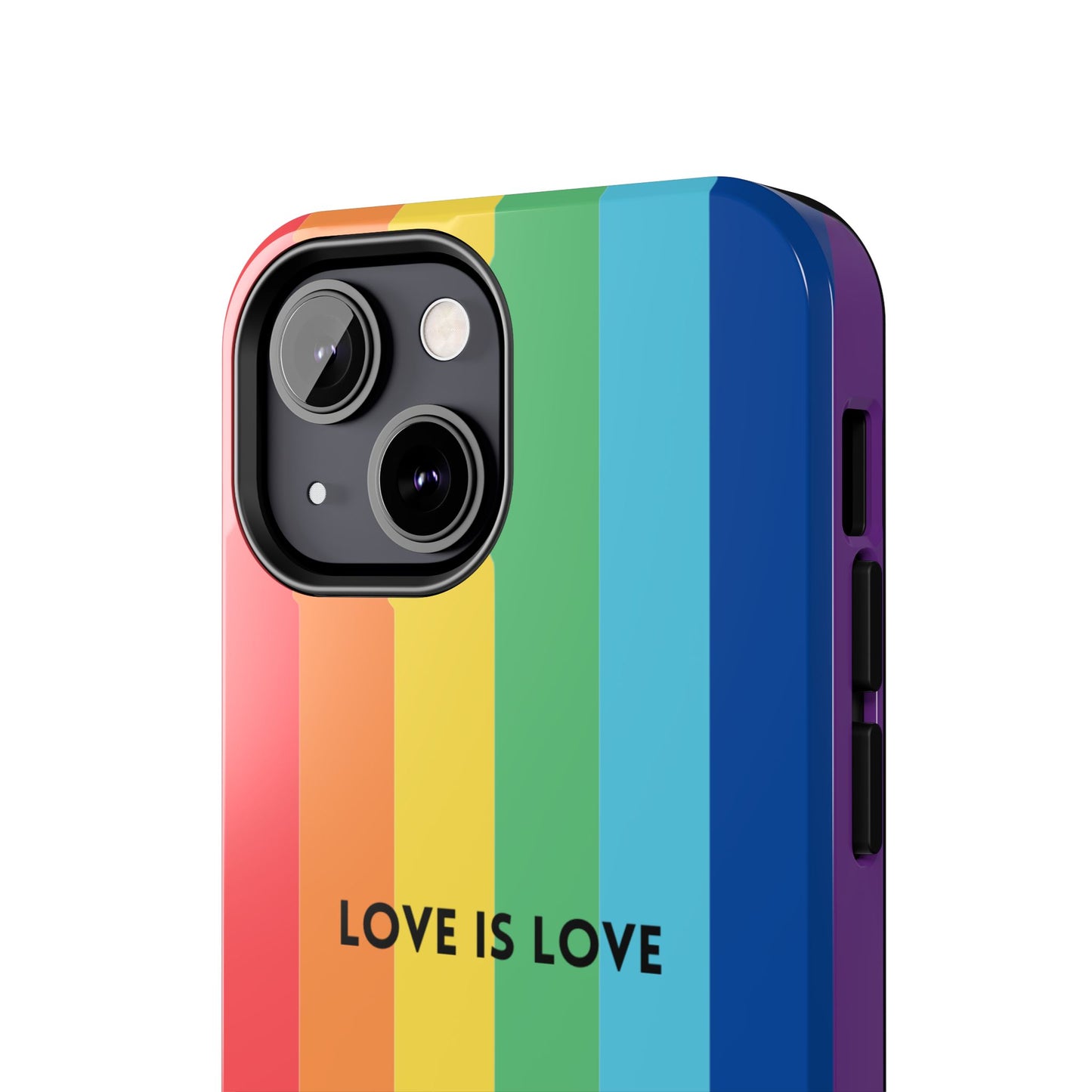 LOVE IS LOVE Colorful Love, Pride Tough Phone Case