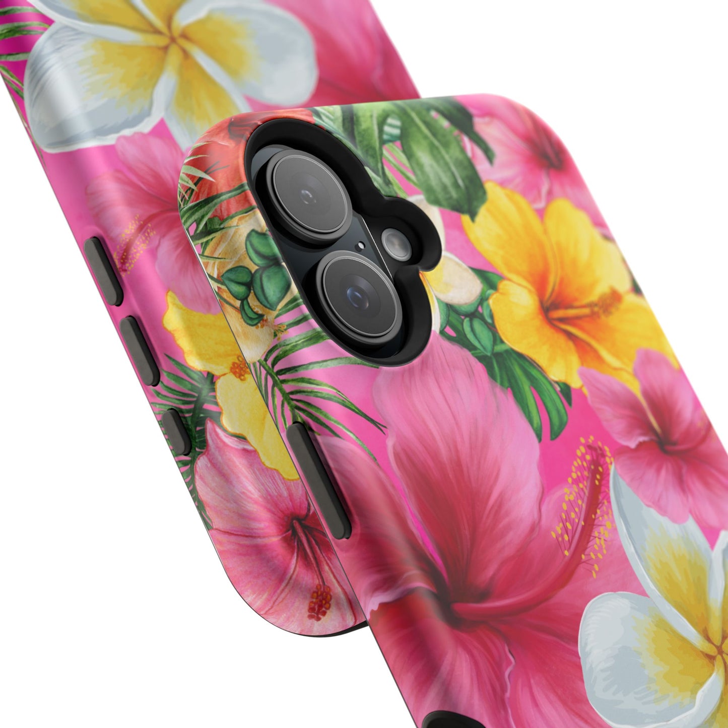 Tropical Floral MAGNETIC Phone Case - Tough, Durable, Chic Protection, Summer Vibes, Gift for Her