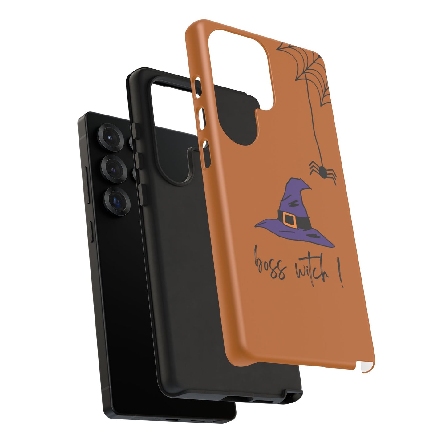 Halloween Phone Case, Boss Witch Phone Cover, Spooky Witch Design, Phone Accessory, Gift for Her, Autumn Decor, Witchy Aesthetic