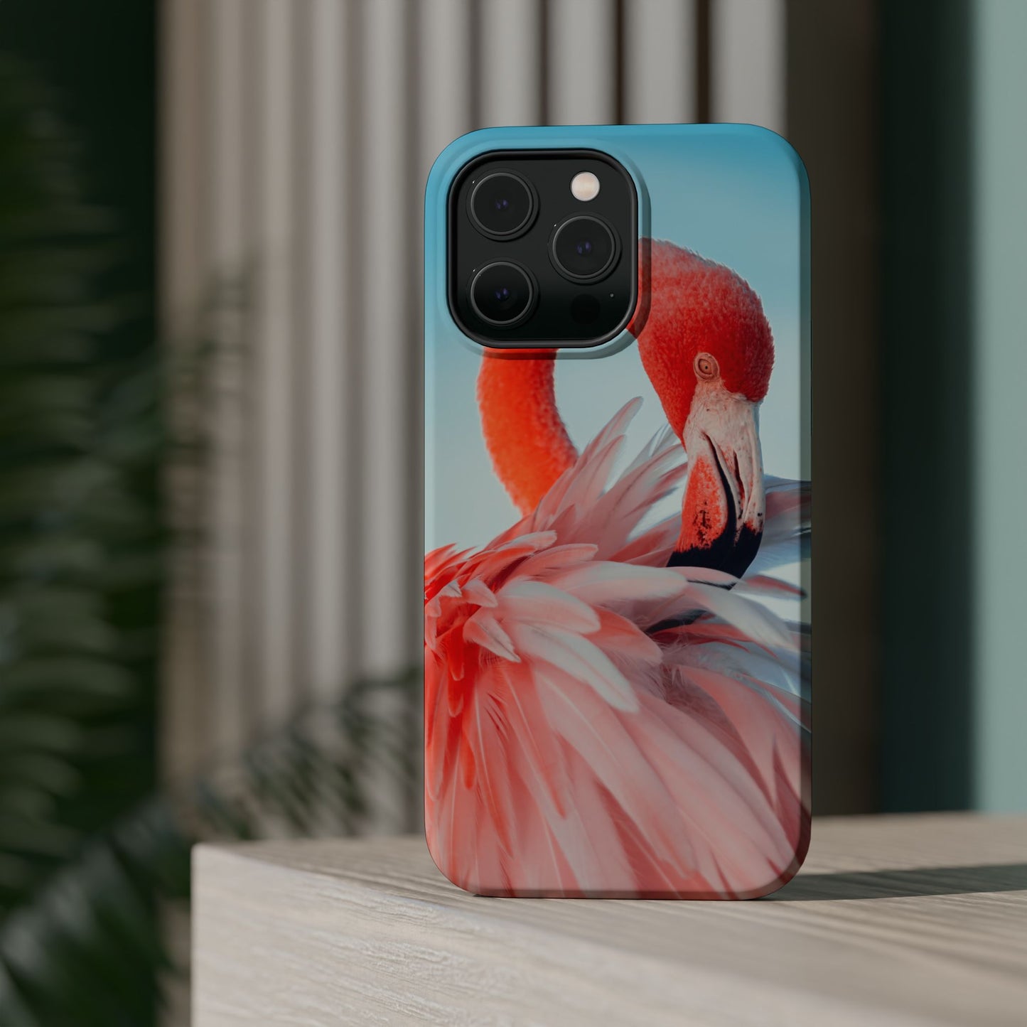 Vibrant Flamingo, Tropical MAGNETIC Phone Case