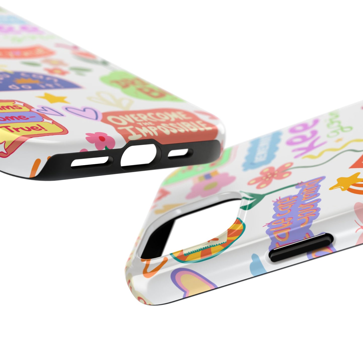 Inspirational, Motivational Phone Case, Cute Floral, Confidence Case, Gift for Her, Positive Vibes