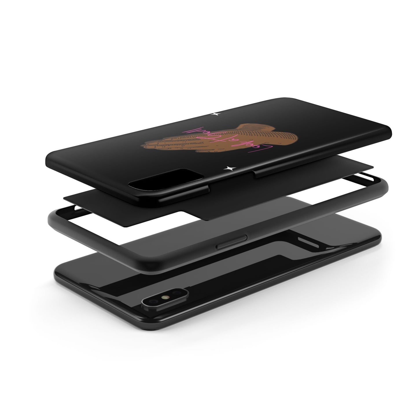 Phone Cases - 'Look at God' Praying Hands Religious Design Tough Case for iPhone