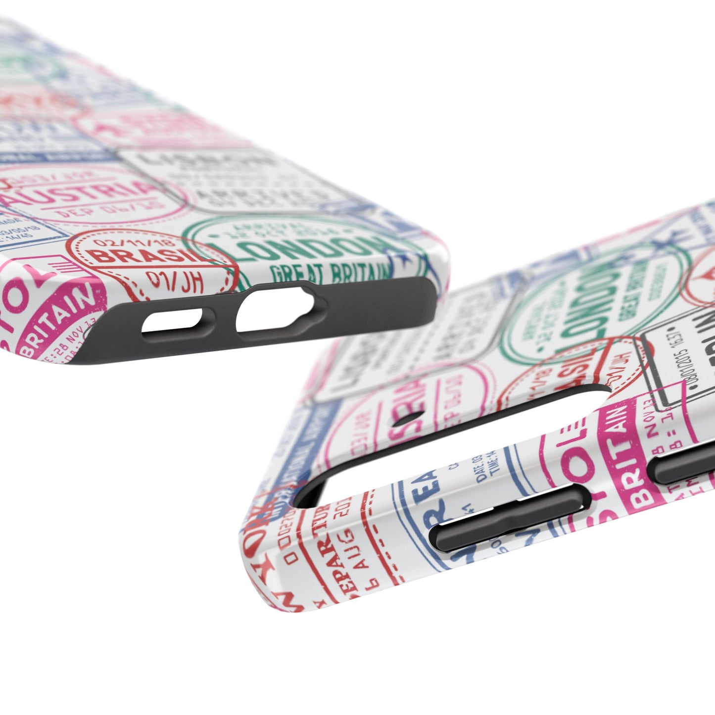Travel-Inspired, Passport, Travelers, Adventure Stamp, Unique Phone Case