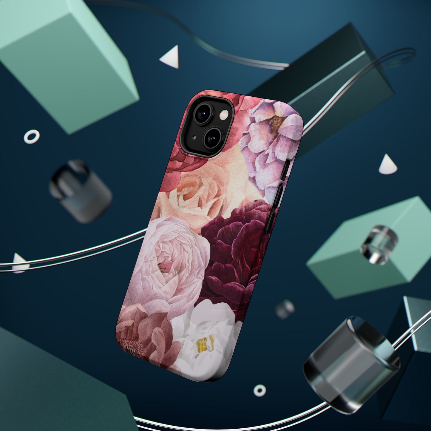 Elegant Protection for Every Occasion Floral Tough Phone Case