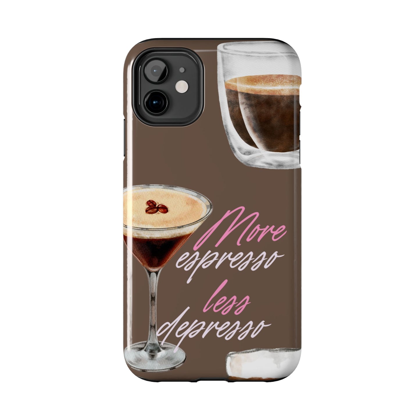 Stylish Coffee Phone Case, Espresso Lovers Gift, Cute Tough Case, Coffee Aesthetic, Phone Accessory for Baristas