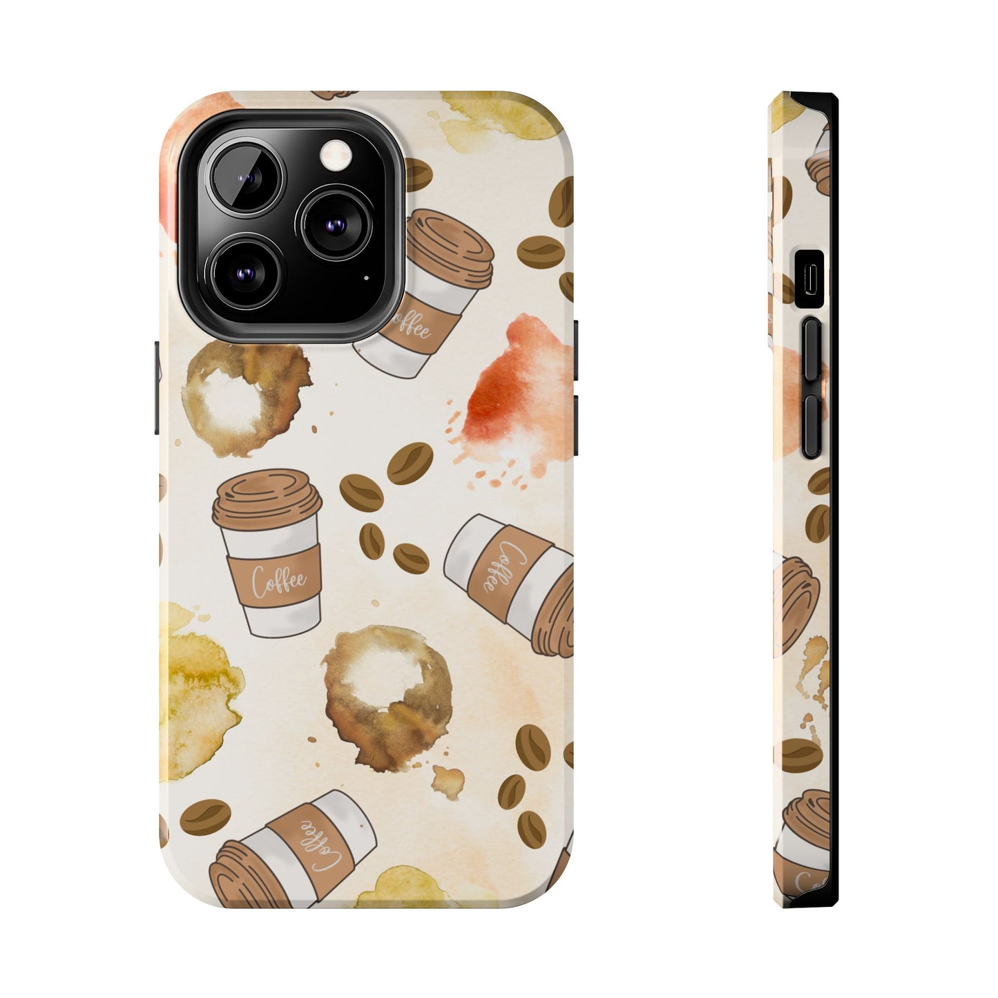 Cute, Trendy, Coffee Lover, Barista Tough Phone Cases for Iphone