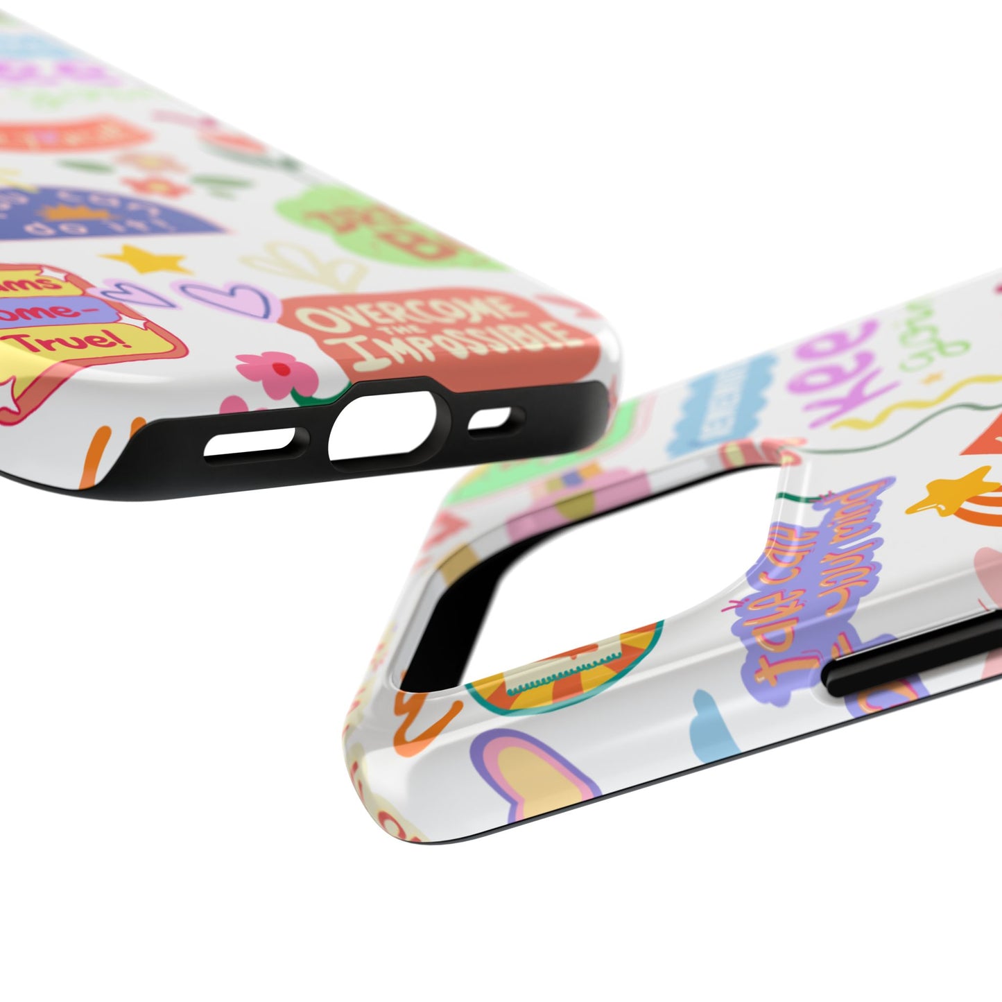 Inspirational, Motivational Phone Case, Cute Floral, Confidence Case, Gift for Her, Positive Vibes