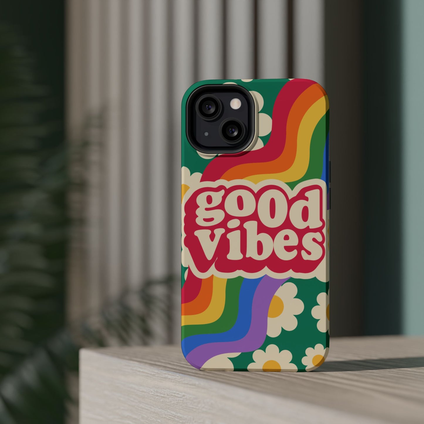 Good Vibes MAGNETIC Tough Phone Cases, Colorful, Cheerful Phone Protection, Gifts for Friends