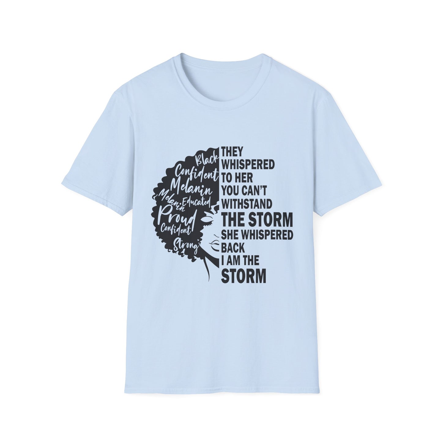 Empowered Black Woman T-Shirt - Inspirational Graphic Tee