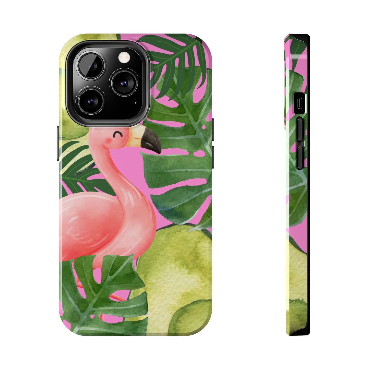 Tropical Flamingo, Cute, Summer Vibes Tough Phone Case