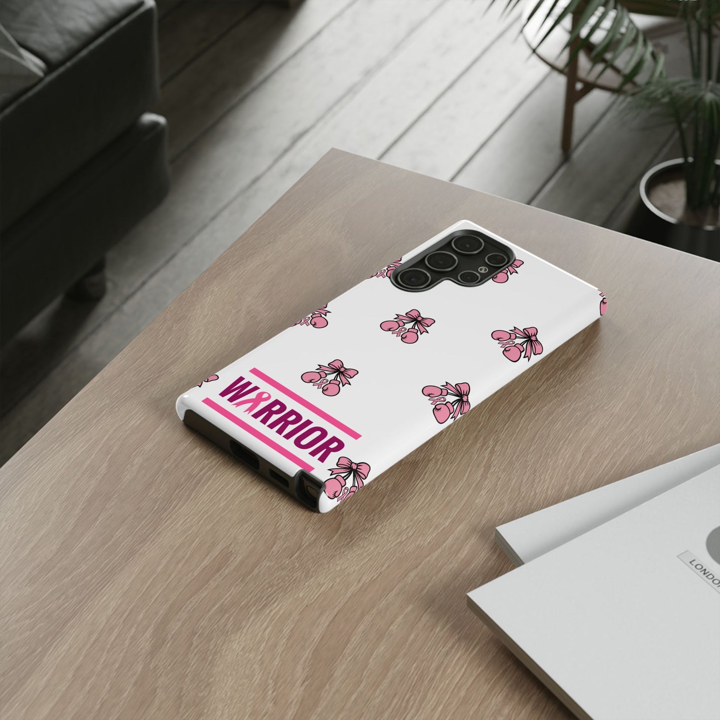 Phone Case - Pink Warrior Cancer Awareness Gift for Breast Cancer Survivor for Samsung
