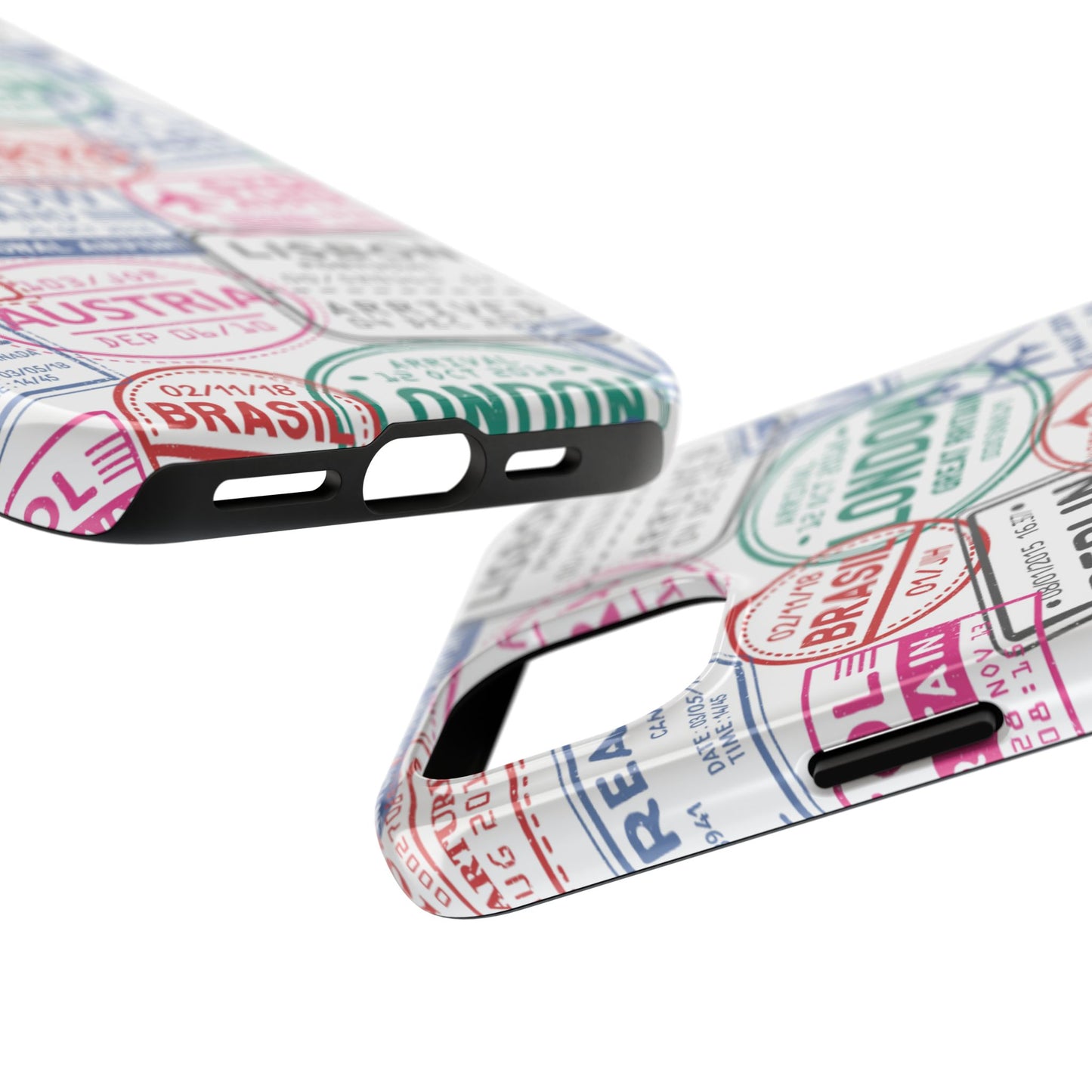 Travel-Inspired, Passport, Travelers, Adventure Stamp, Unique Phone Case