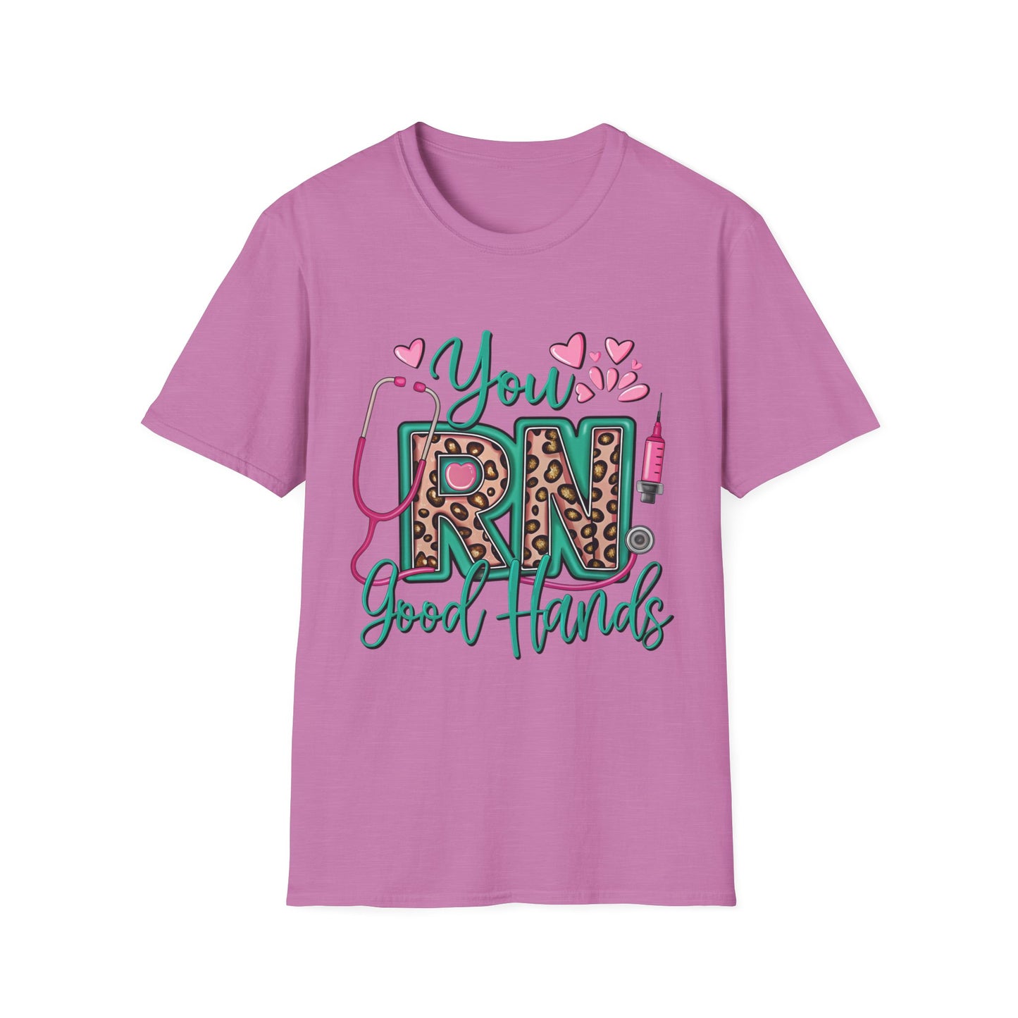 "You RN Good Hands" T-Shirt for Nurses